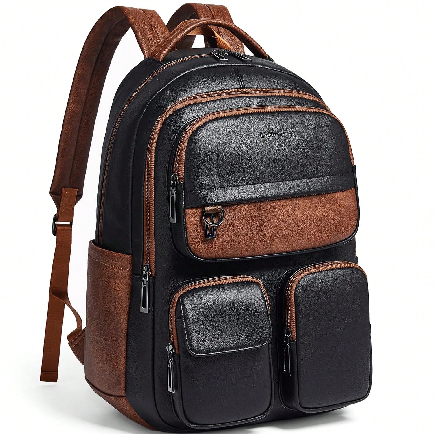 Leather Work Womens Backpack - حقيبة ظهر من الجلد النباتي من