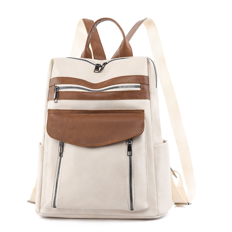 Leather Work Womens Backpack - وصول جديد جلدية محمول بو حقيبة