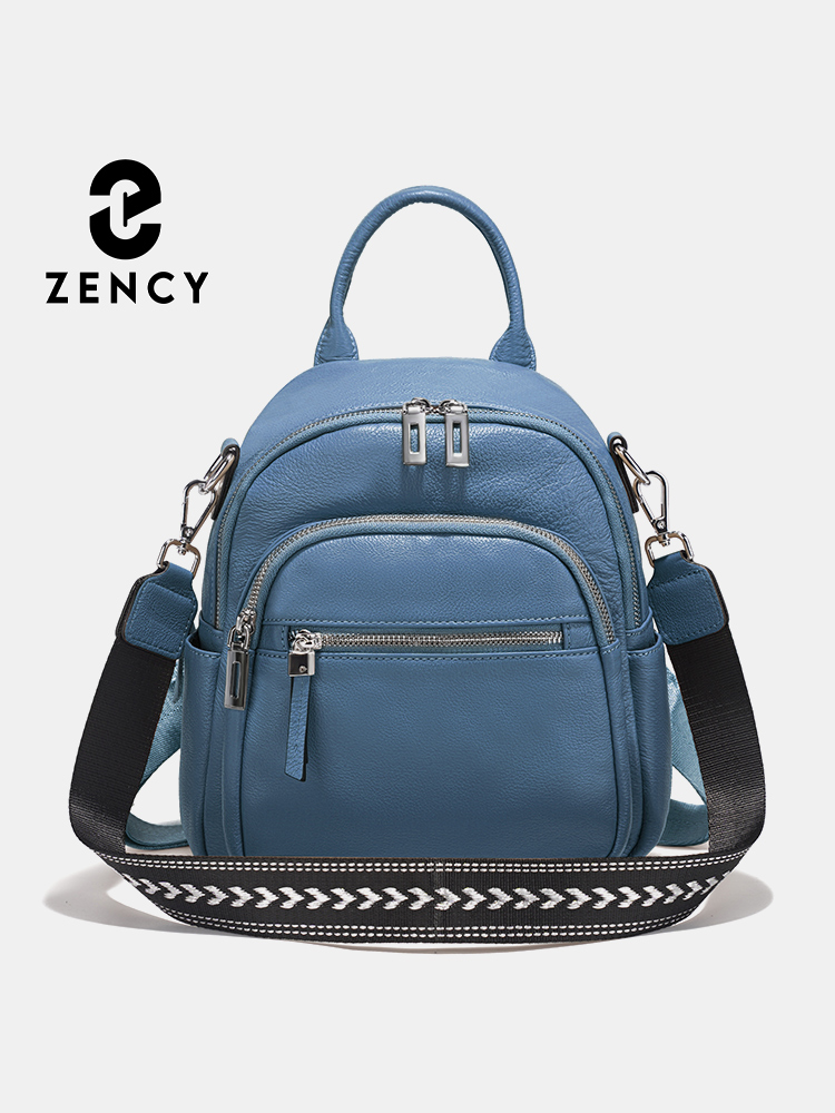 Leather Work Womens Backpack - حقيبة ظهر صغيرة من الجلد الطبيعي