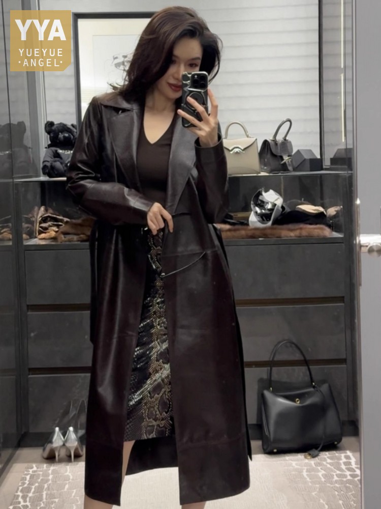 Leather Work Jacket Women'S - معطف نسائي إيطالي مصمم للمكتب مصنوع