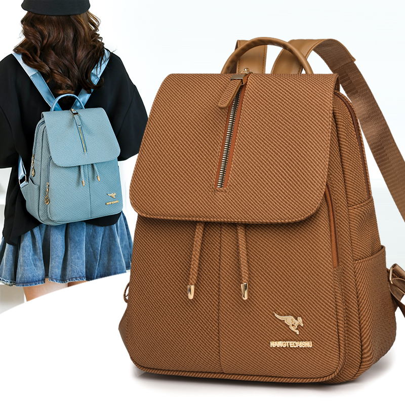 حقيبة ظهر نسائية متينة للسفر،  - مراجعة Leather Work Womens Backpack وسعره