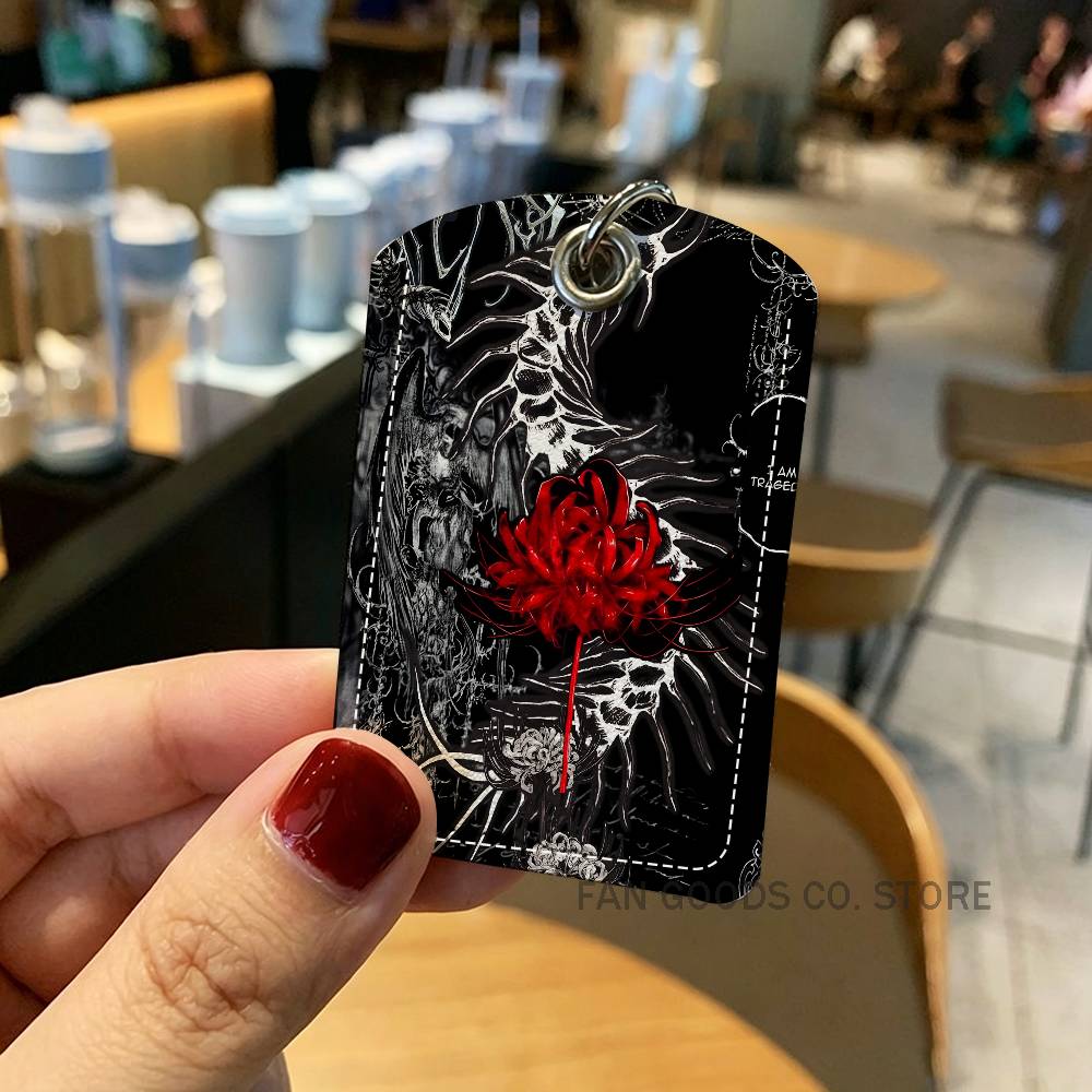 حامل بطاقات ياباني بتصميم زهرة - مراجعة Leather Working وسعره