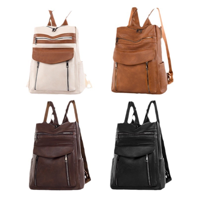 وصول جديد جلدية محمول بو حقيبة - مراجعة Leather Work Womens Backpack وسعره