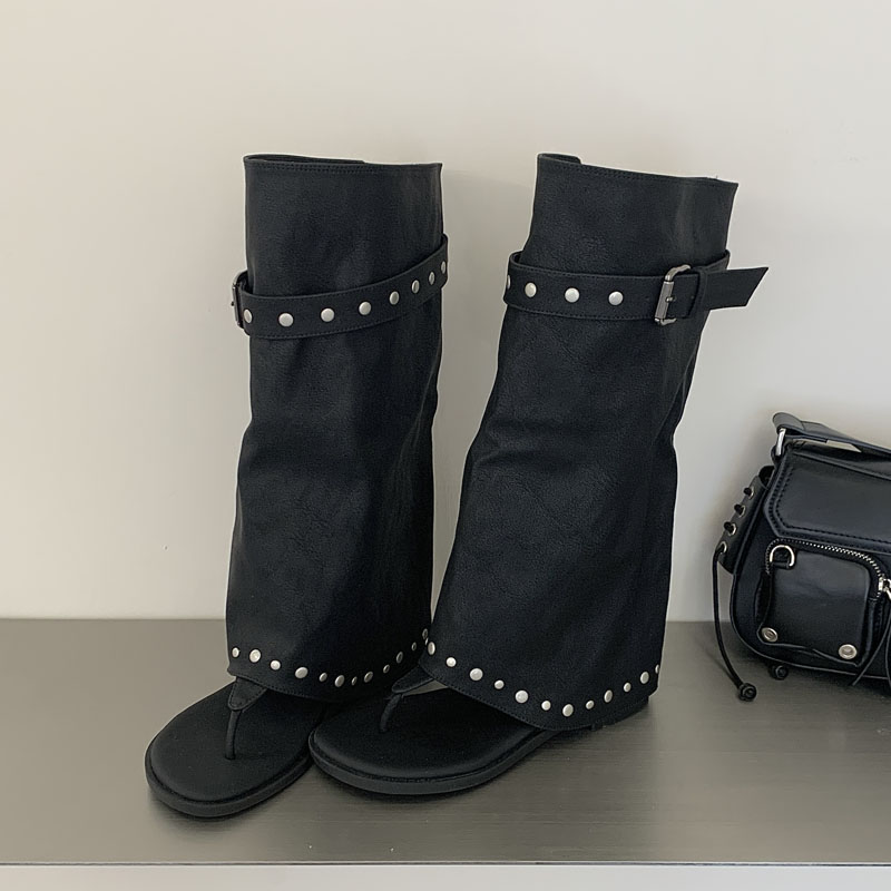 أحذية نسائية طويلة حتى الركبة  - مراجعة Belt Buckle Blank وسعره