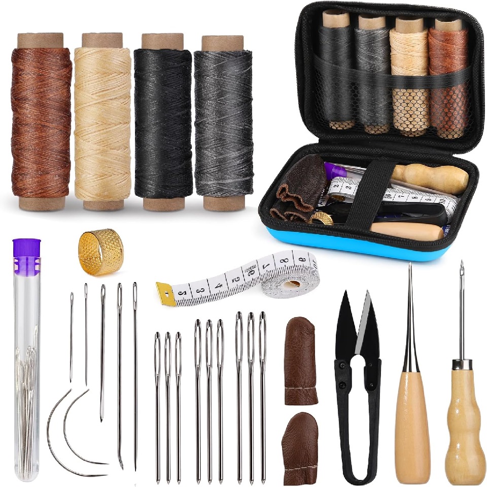 مجموعة أدوات الخياطة الجلدية م - مراجعة Leatherwork Kit وسعره