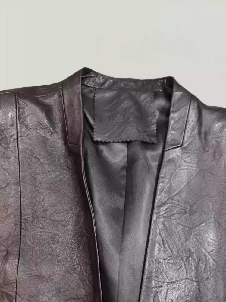 خمر مكتب السيدات الخريف العمل  - مراجعة Leather Work Jacket Women'S وسعره