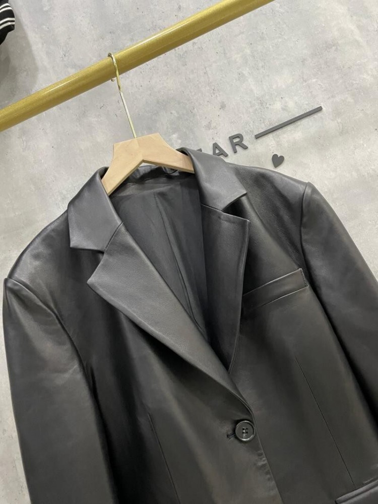 سترة نسائية من جلد الغنم الأصل - مراجعة Leather Work Jacket Women'S وسعره