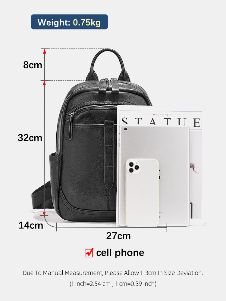 حقيبة ظهر نسائية من الجلد الطب - مراجعة Leather Work Womens Backpack وسعره
