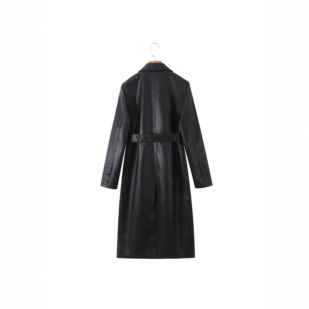 معطف ترنش نسائي من الجلد الصنا - مراجعة Leather Work Jacket Women'S وسعره