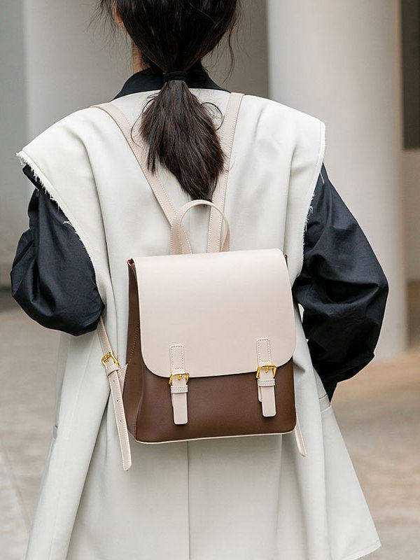 حقيبة ظهر نسائية صغيرة أنيقة - - مراجعة Leather Work Womens Backpack وسعره
