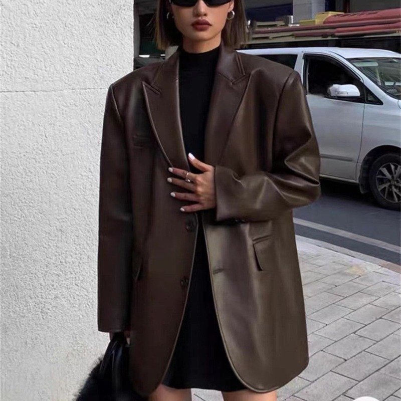 سترة رجال الأعمال من جلد البول - مراجعة Leather Work Jacket Women'S وسعره