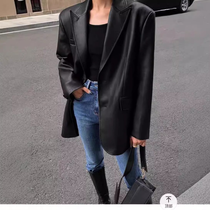 سترة رجال الأعمال من جلد البول - مراجعة Leather Work Jacket Women'S وسعره
