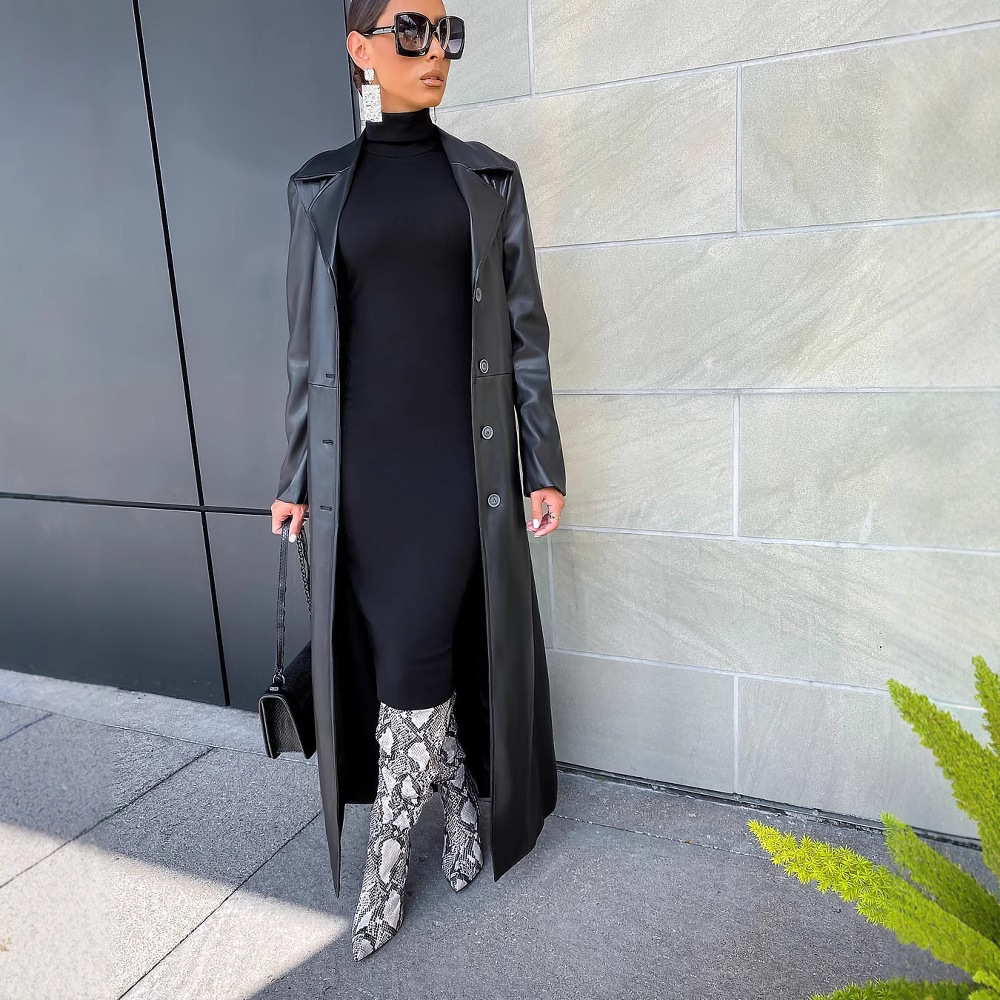 معاطف نسائية طويلة من الجلد ال - مراجعة Leather Work Jacket Women'S وسعره