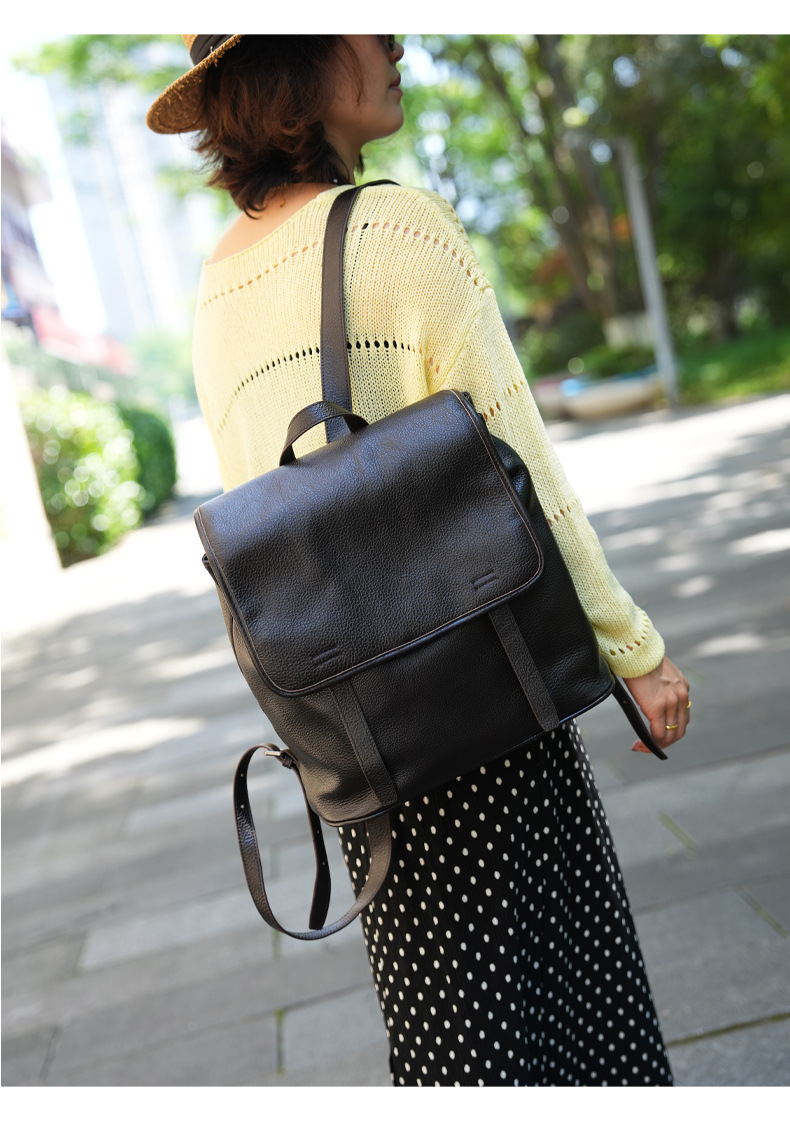 حقيبة ظهر نسائية من جلد البقر  - مراجعة Leather Work Womens Backpack وسعره