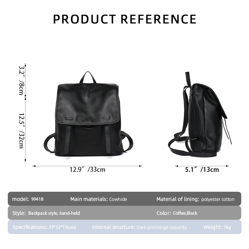 حقيبة ظهر نسائية من جلد البقر  - مراجعة Leather Work Womens Backpack وسعره