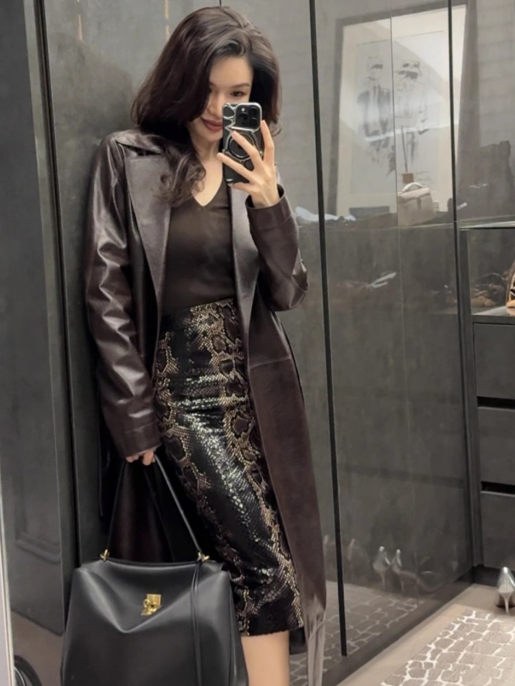 معطف نسائي إيطالي مصمم للمكتب  - مراجعة Leather Work Jacket Women'S وسعره