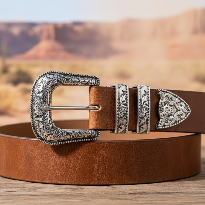 طقم مشبك حزام من ثلاث قطع بتصم - مراجعة Belt Buckle Blank وسعره